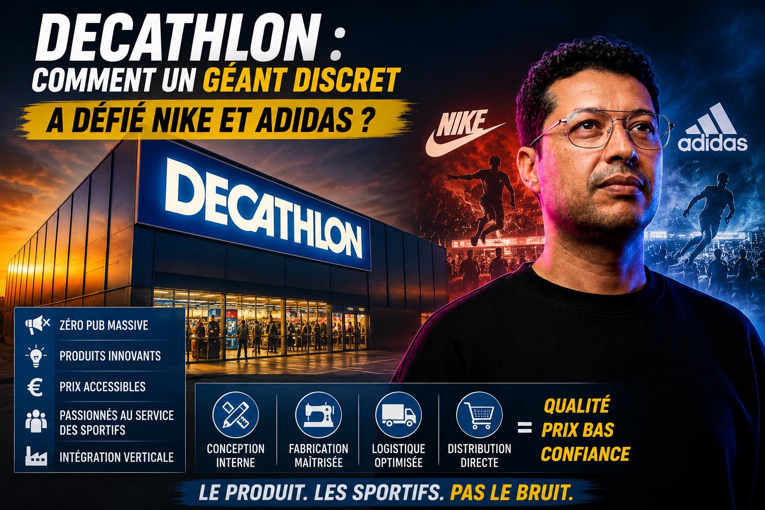 Decathlon : comment un géant discret a défié Nike et Adidas ?