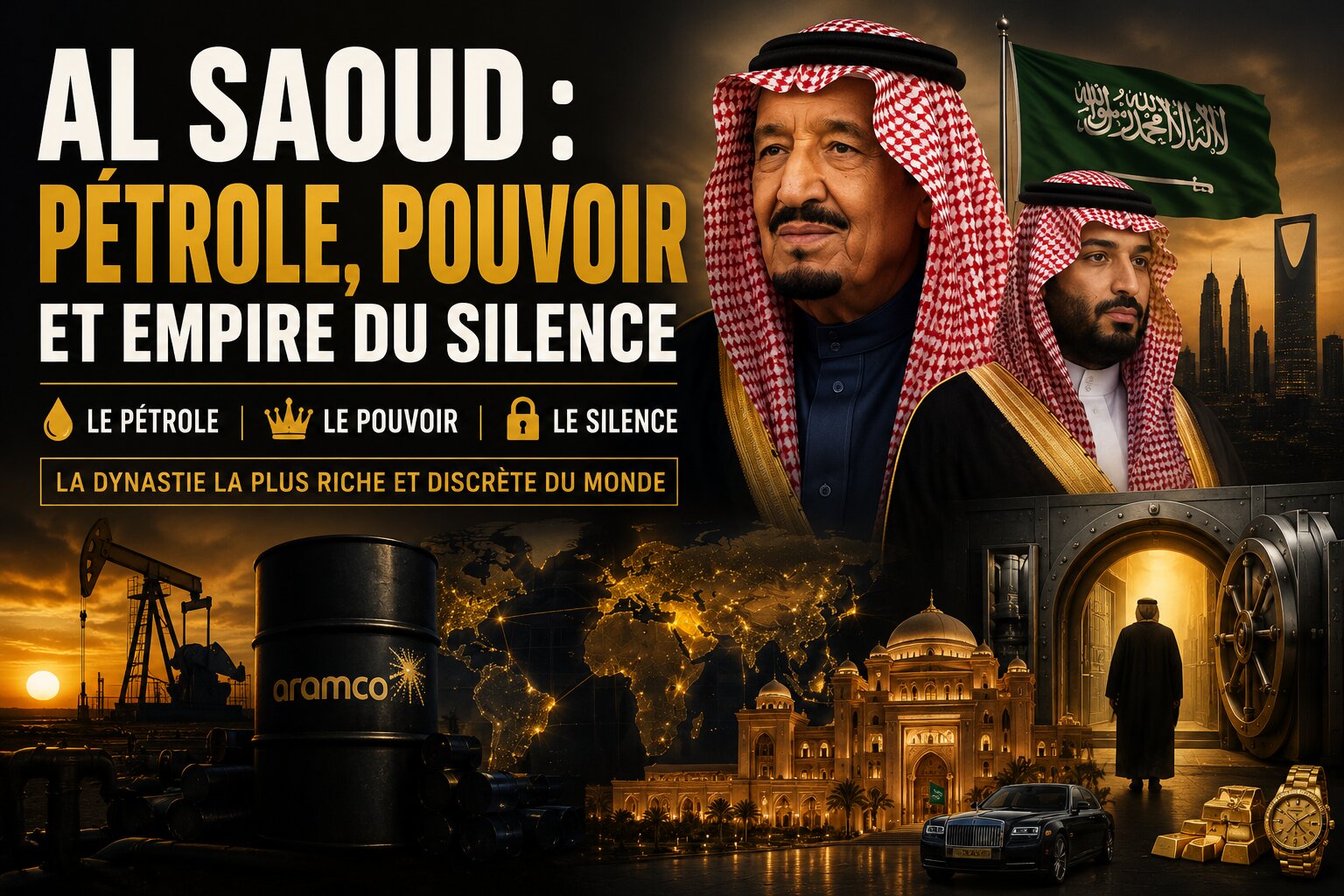 Al Saoud : pétrole, pouvoir et empire du silence..