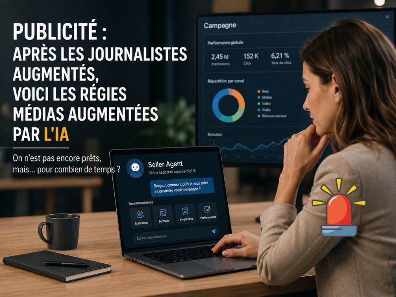 Publicité : après les journalistes augmentés, voici les régies médias augmentées par l’IA