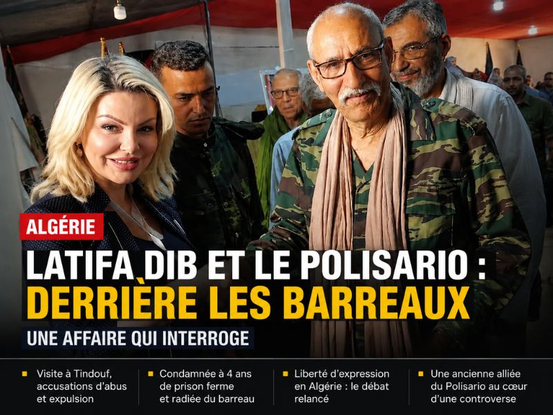 De Tindouf à la prison : l’étrange destin de Latifa Dib, ancienne voix du Polisario