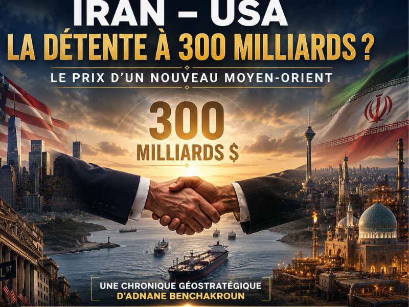 Iran-USA : la détente à 300 milliards, ou le prix d’un nouveau Moyen-Orient ?