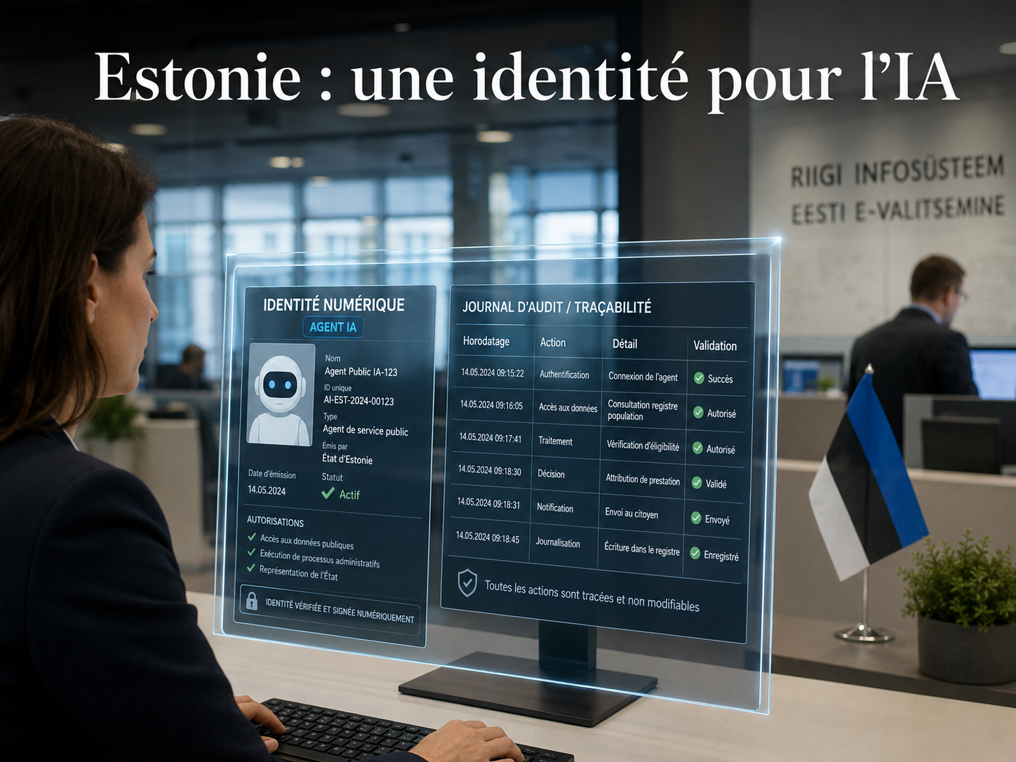 Estonie : donner une identité aux agents d'intelligence artificielle