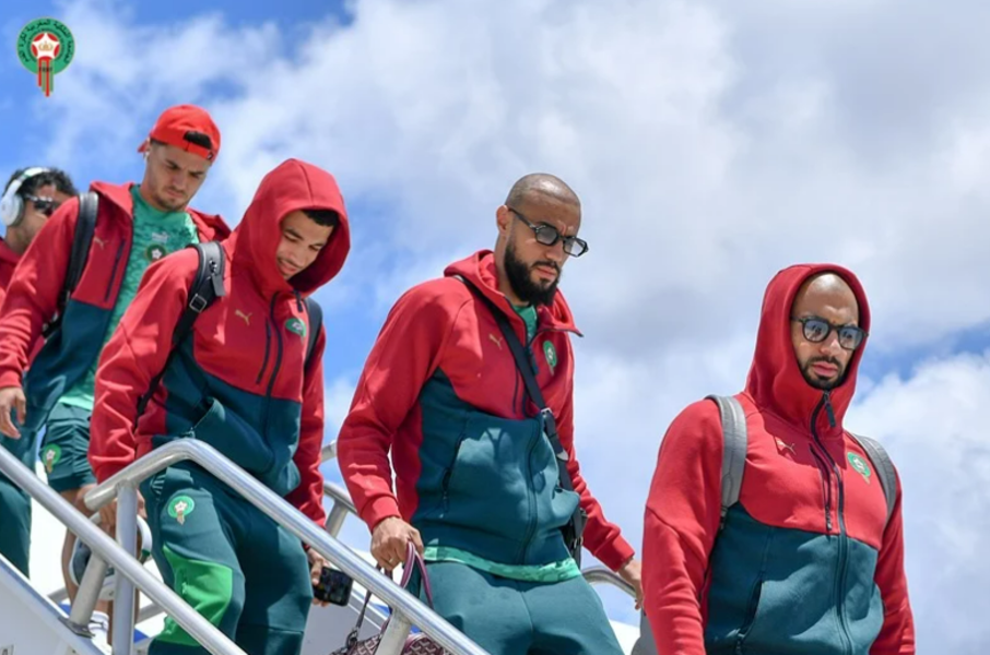 Les Lions de l’Atlas arrivent à Atlanta avant un match décisif face à Haïti
