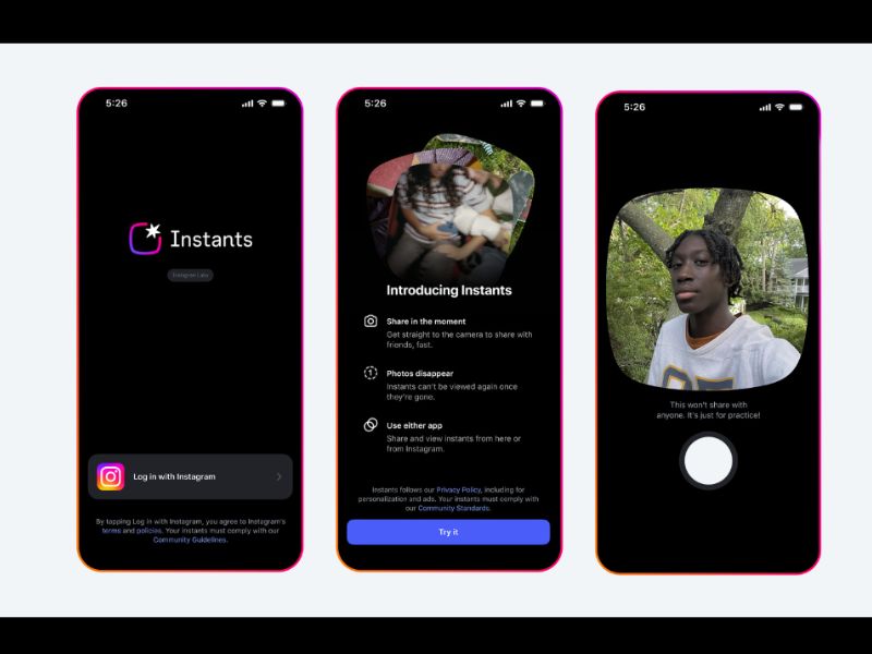 Instagram lance “Instants”, une nouvelle fonctionnalité de photos éphémères dans les messages privés