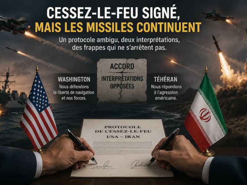 Cessez-le-feu… mais les missiles continuent : quel est donc ce drôle d'accord entre Washington et Téhéran ?
