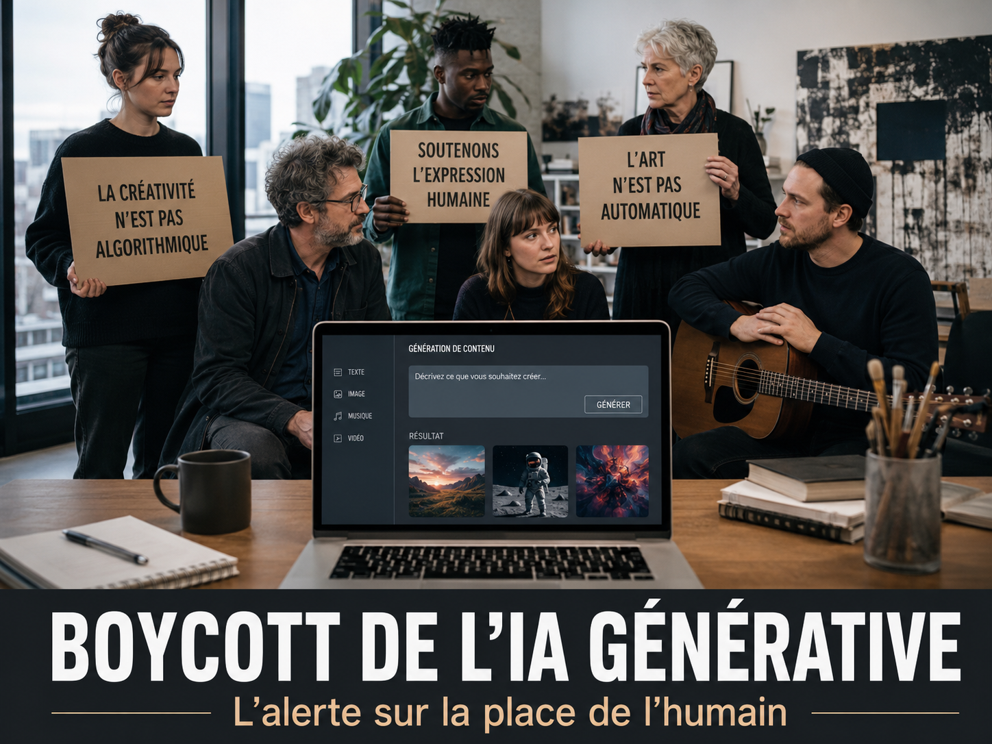 Le boycott de l’IA générative : un signal culturel plus qu’un simple refus de la machine