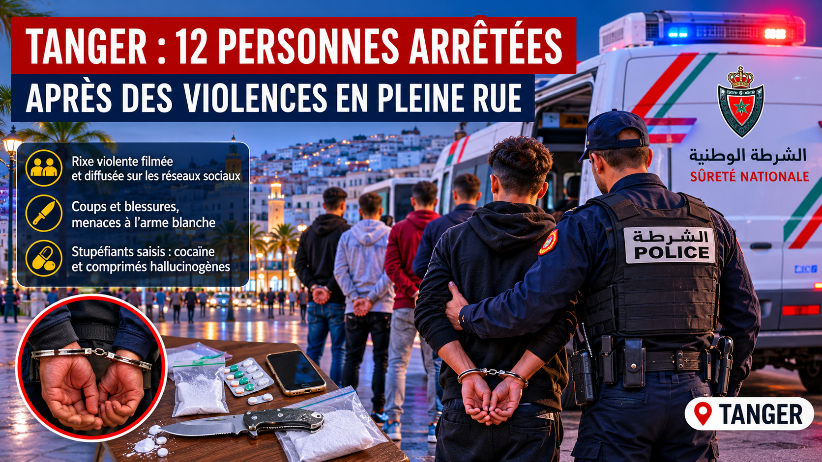 Tanger : après la rixe filmée, la police veut couper court à l’effet réseaux sociaux