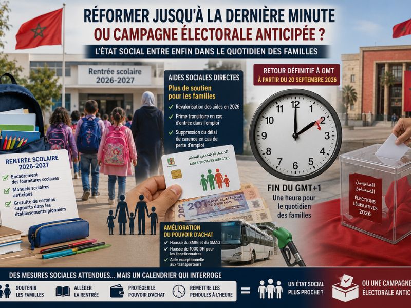 Réformer jusqu’à la dernière minute ou distribuer les signes d’une campagne avant l’heure ?
