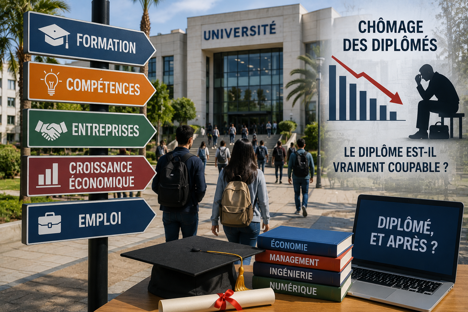 Université et chômage : le diplôme est-il vraiment coupable ?