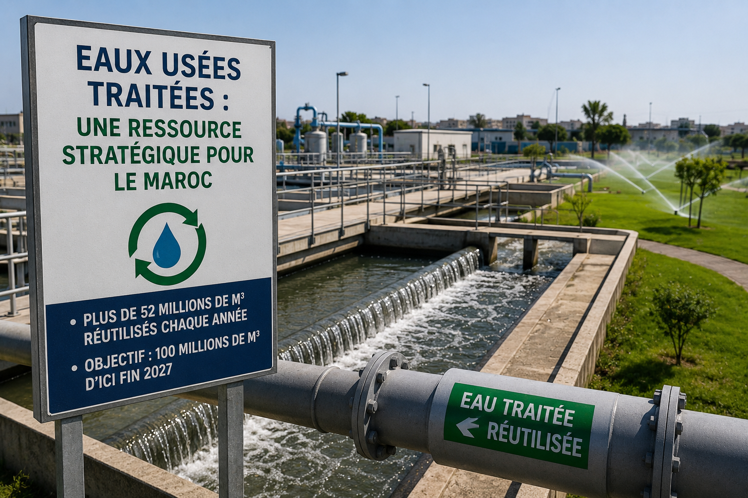Le Maroc découvre une nouvelle ressource stratégique : l'eau qu'il rejetait hier
