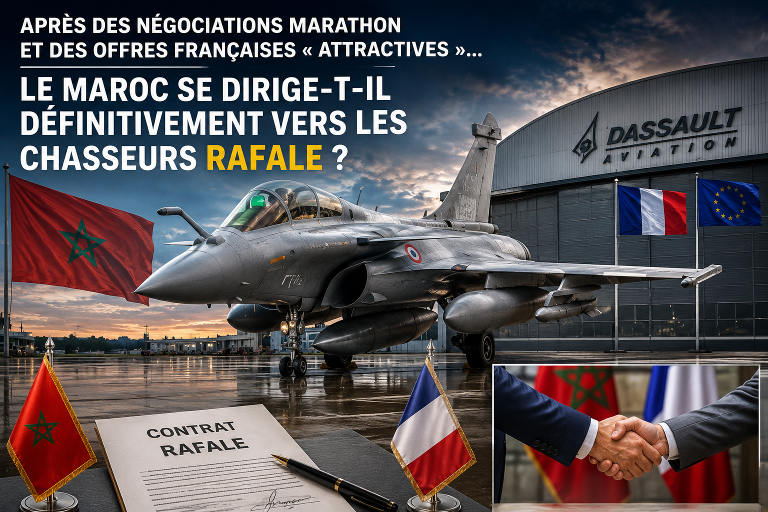 Le Maroc se dirige-t-il sérieusement vers les chasseurs Rafale ?
