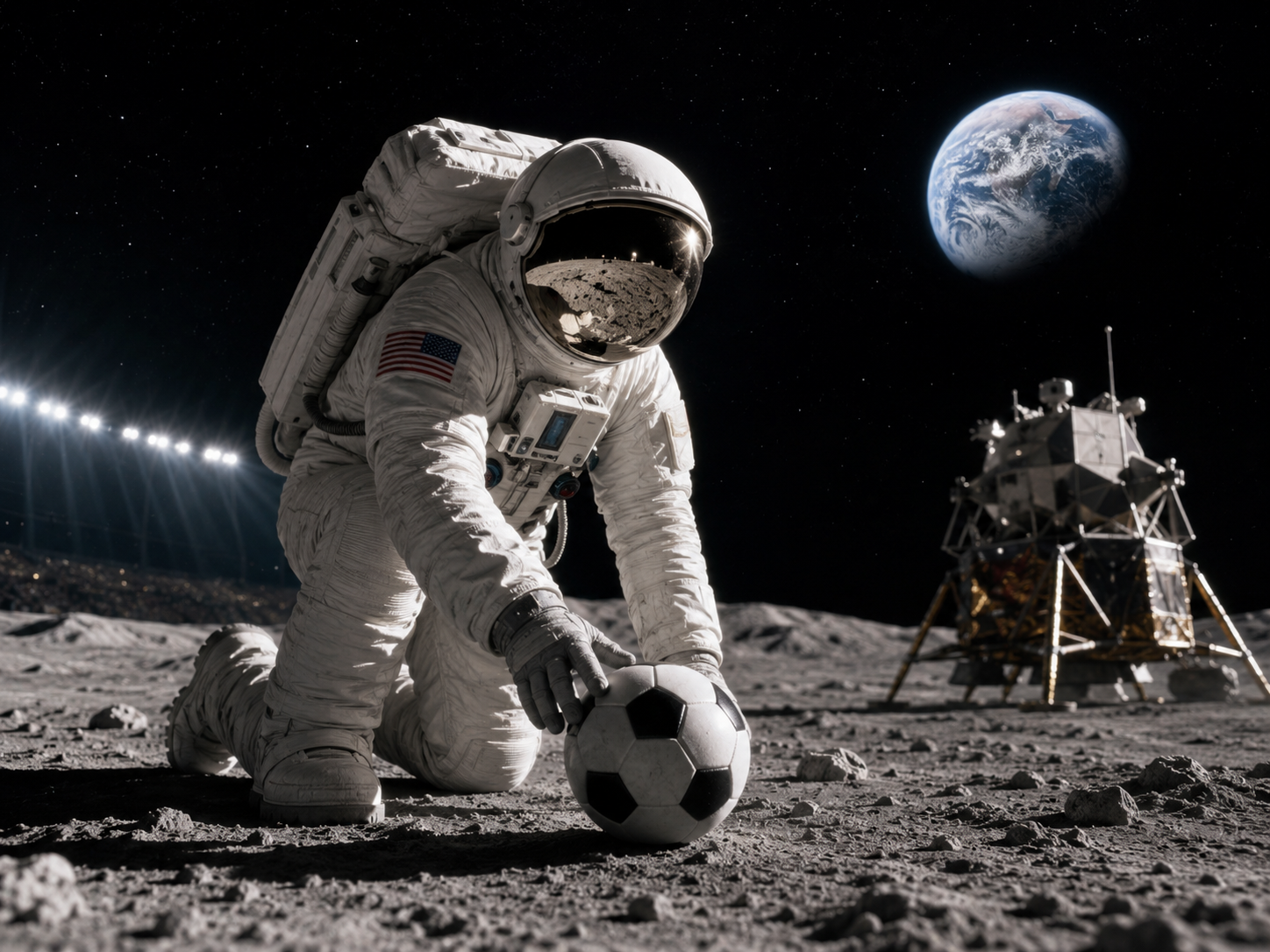 La Nasa s’engage à envoyer un ballon sur la Lune si les États-Unis gagnent la Coupe du monde.