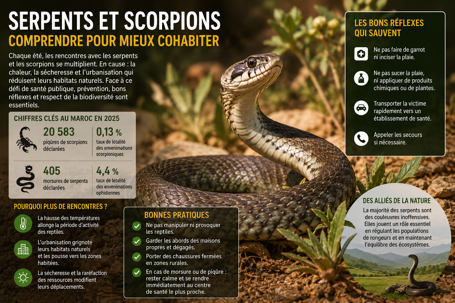 Le serpent n’envahit pas le Maroc… c’est le Maroc qui envahit son territoire