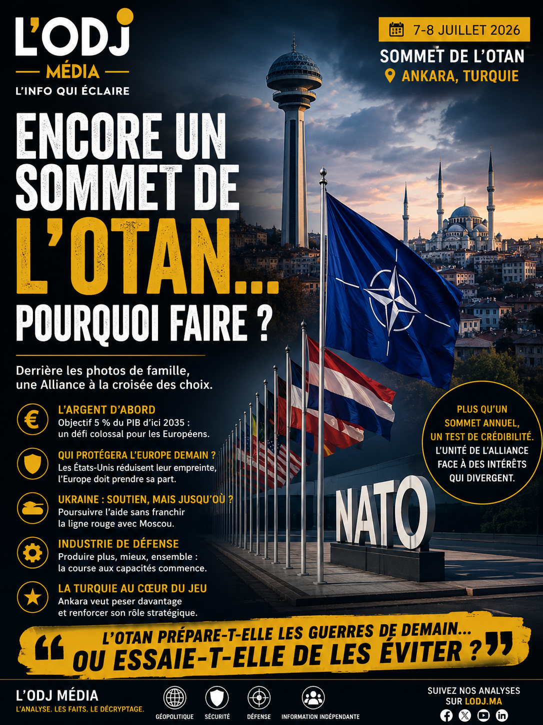 OTAN : encore un sommet… mais pour quoi faire ?