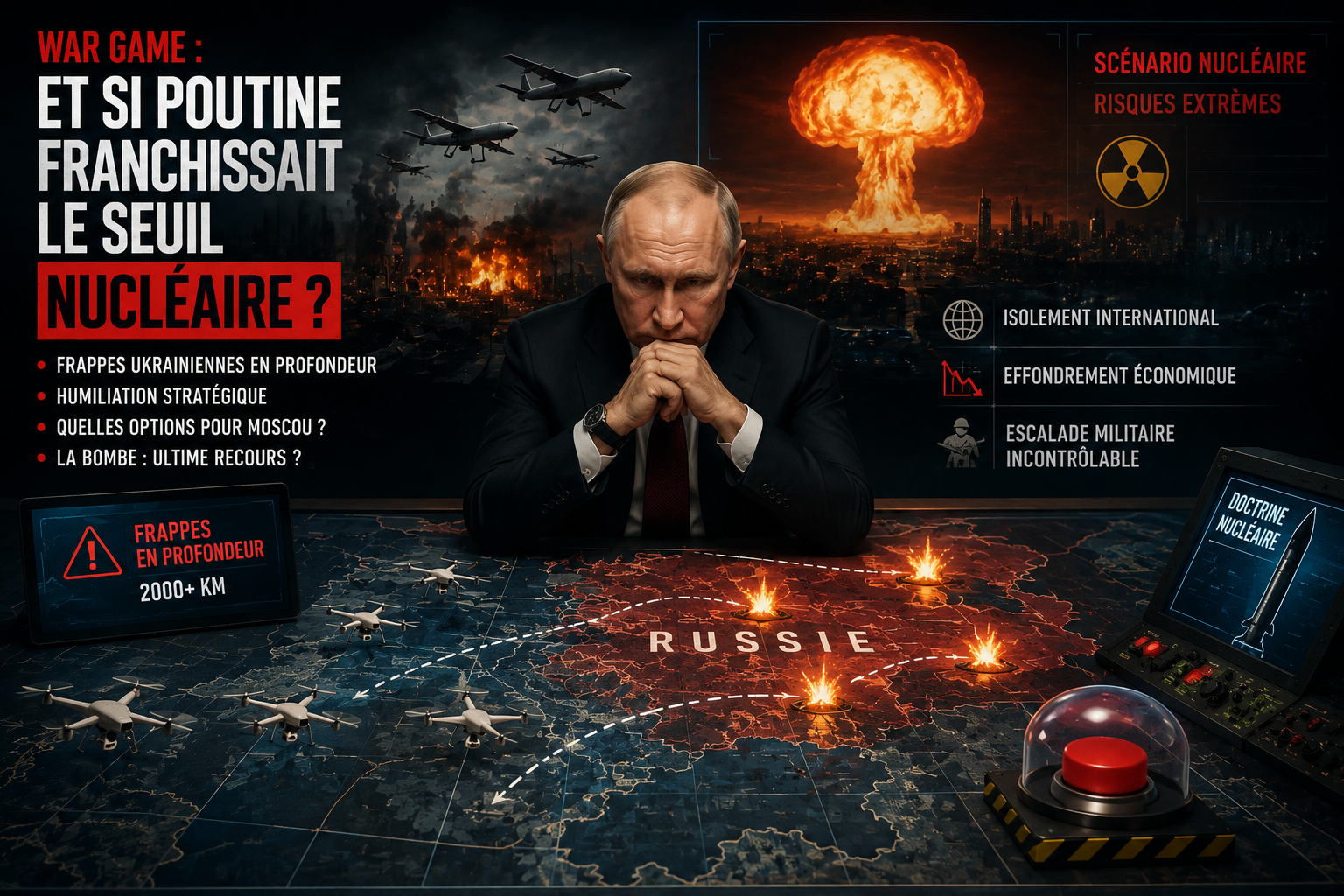 War game : et si Poutine franchissait le seuil nucléaire ?