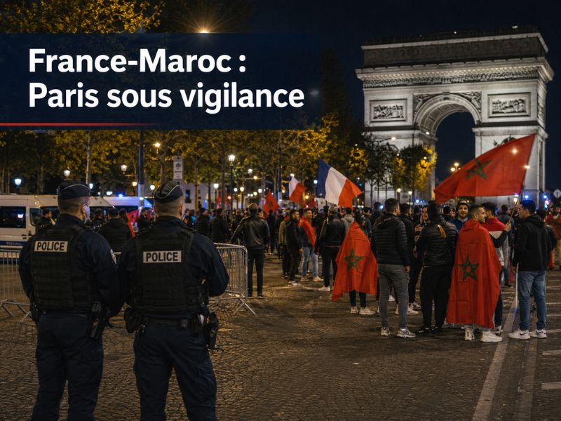 Champs-Élysées, France-Maroc et ordre public : Zen, monsieur le préfet