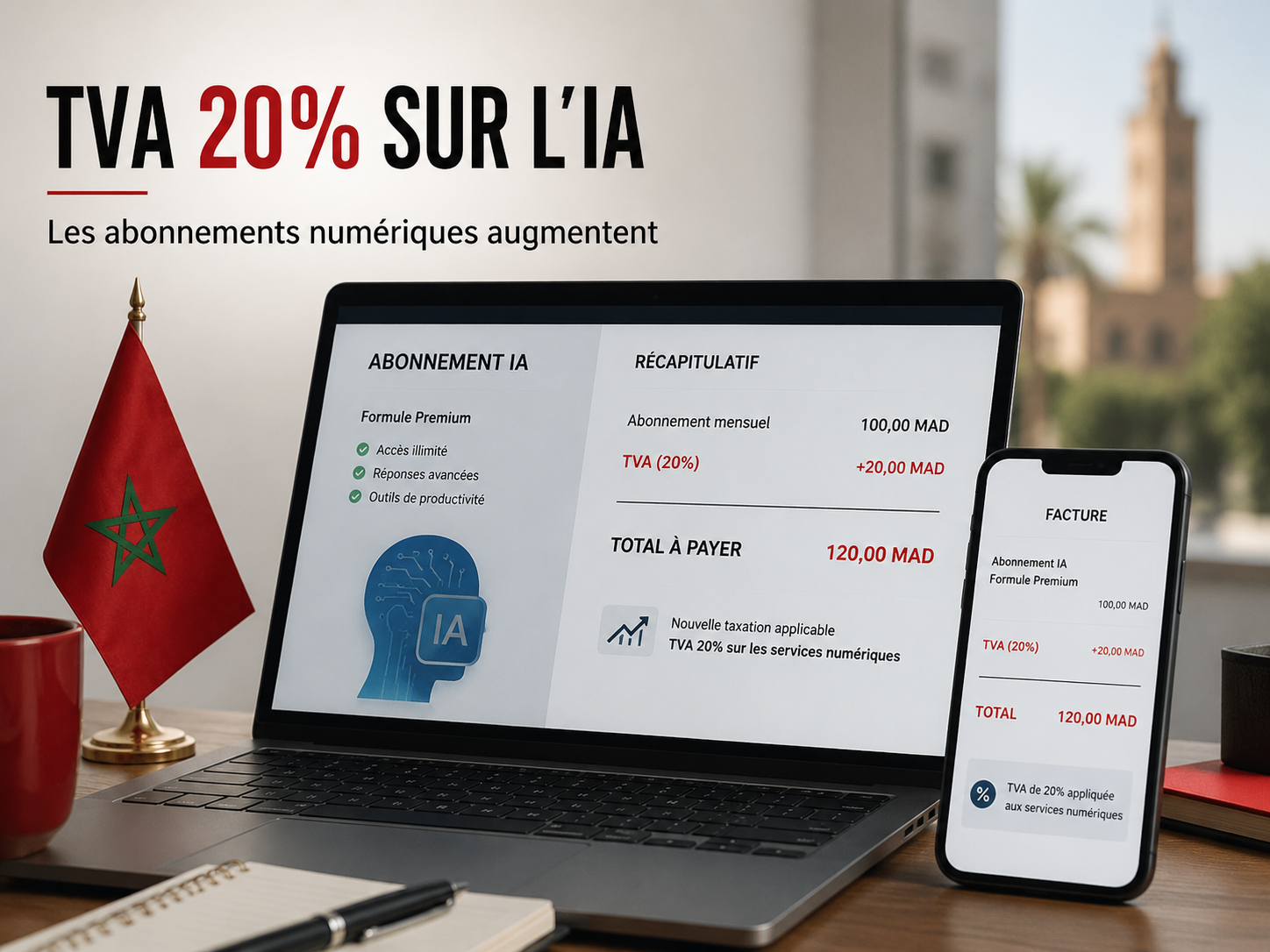 Le Maroc taxe-t-il l’IA ? Ce que change vraiment la TVA sur les abonnements numériques