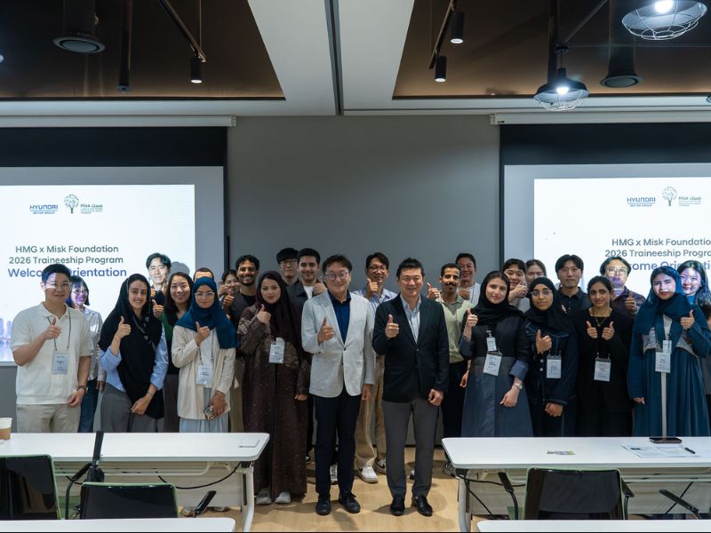 Dix jeunes Saoudiens rejoignent le siège de Hyundai Motor Group dans le cadre d'un programme de formation