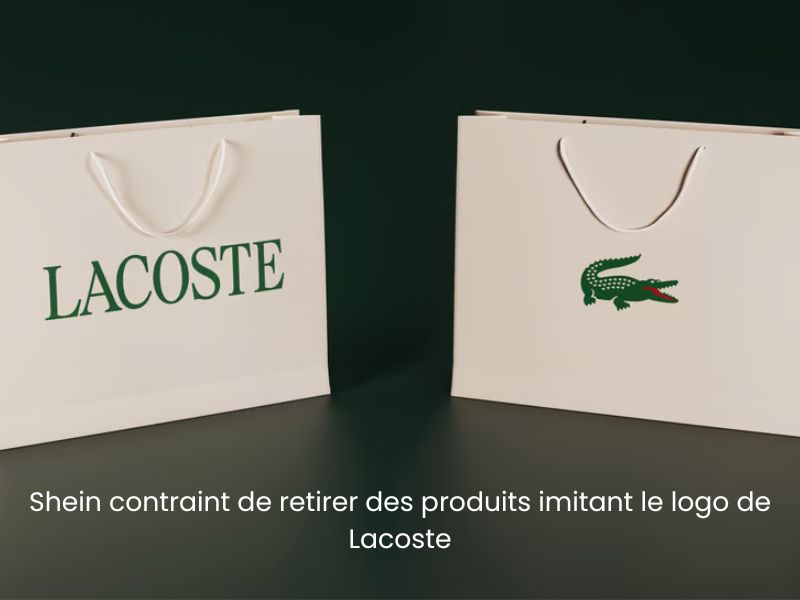Justice : Shein contraint de retirer des produits imitant le logo de Lacoste