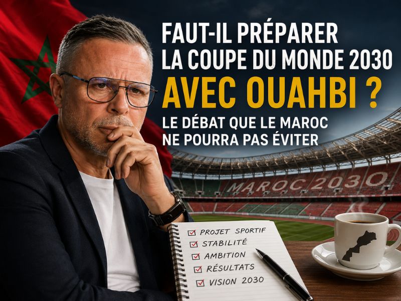Faut-il préparer la Coupe du monde 2030 avec Mohamed Ouahbi ? 