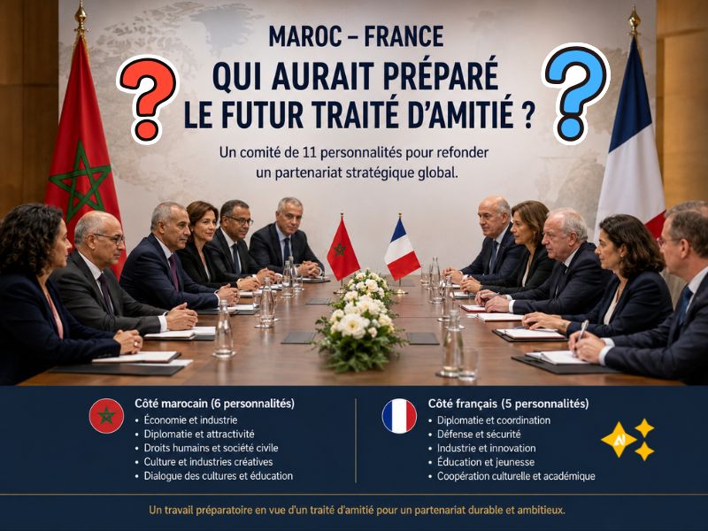 Qui aurait préparé le futur traité d'amitié entre le Maroc et la France ?