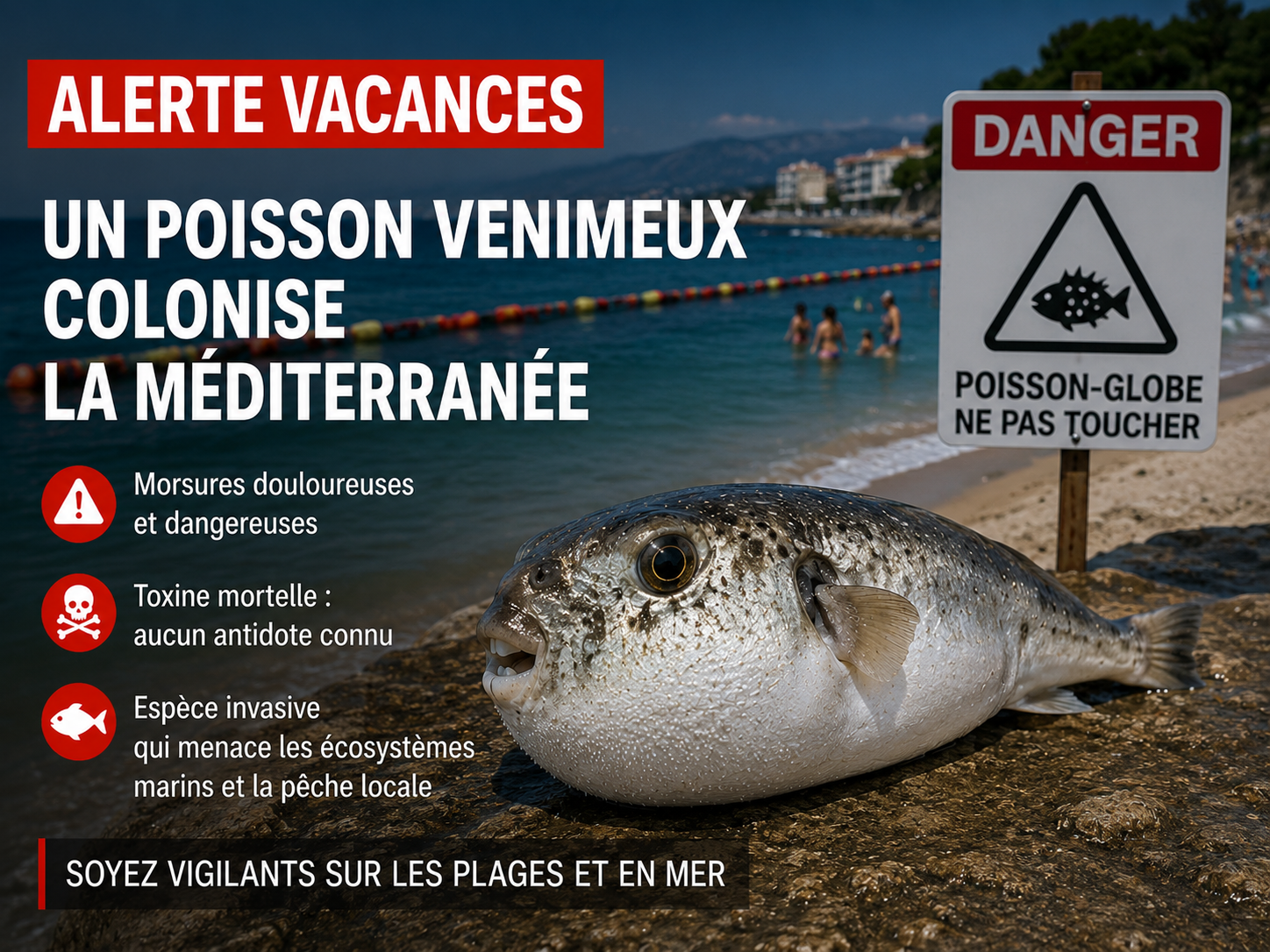 Alerte vacances : après les méduses, un nouveau danger gagne la Méditerranée