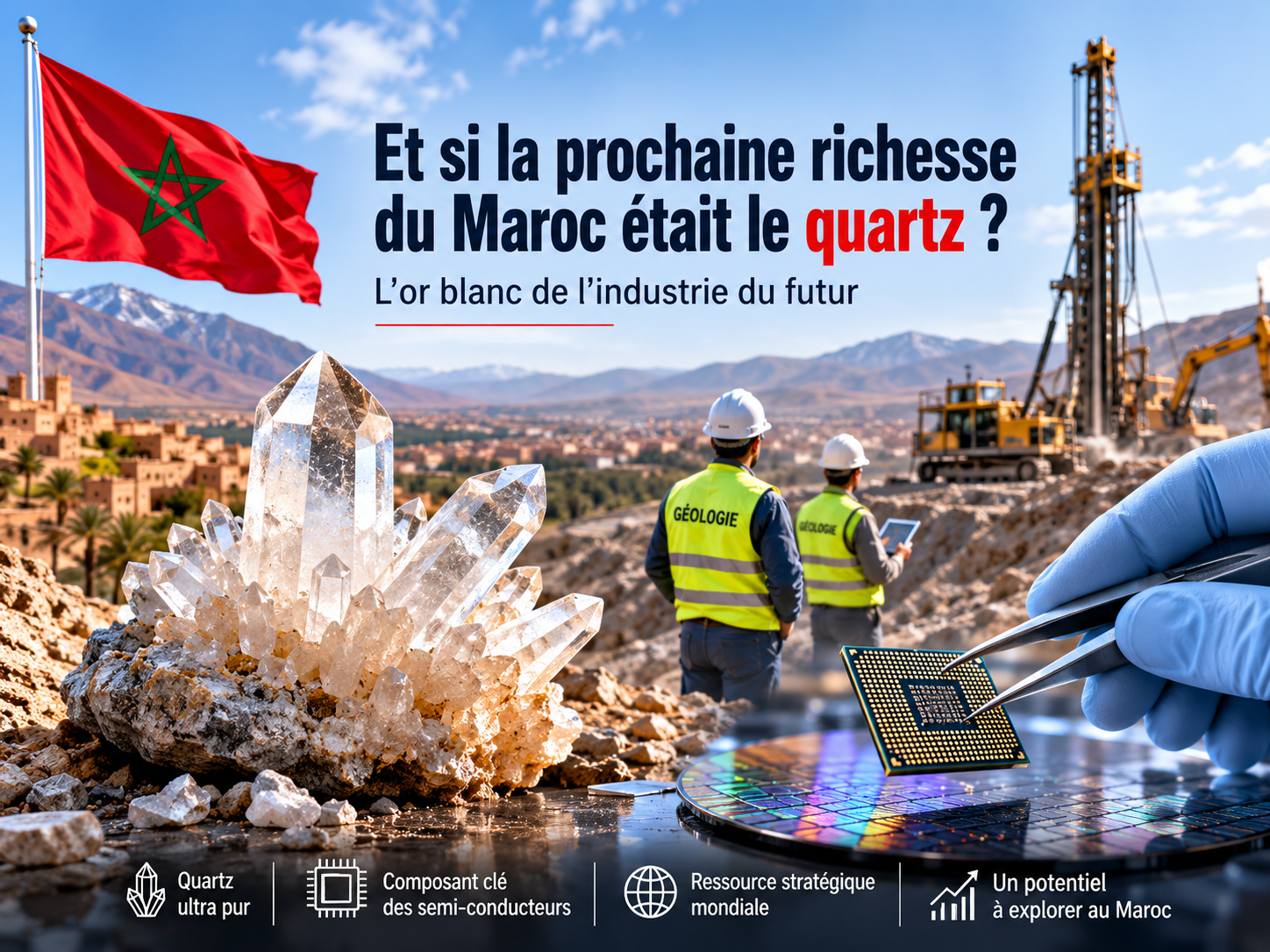 Et si la prochaine richesse du Maroc n'était ni le pétrole ni le gaz… mais le quartz ?