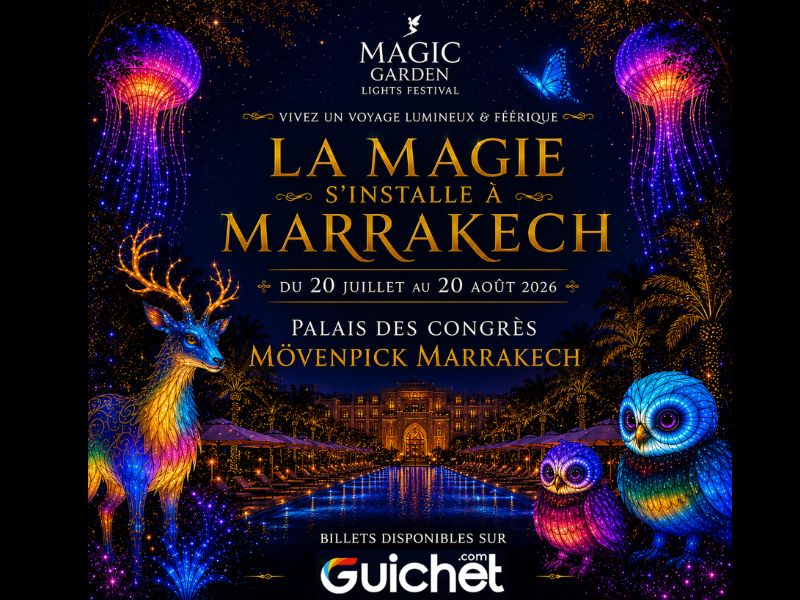 Marrakech accueille le Magic Garden Festival, un voyage immersif entre rêve et lumière