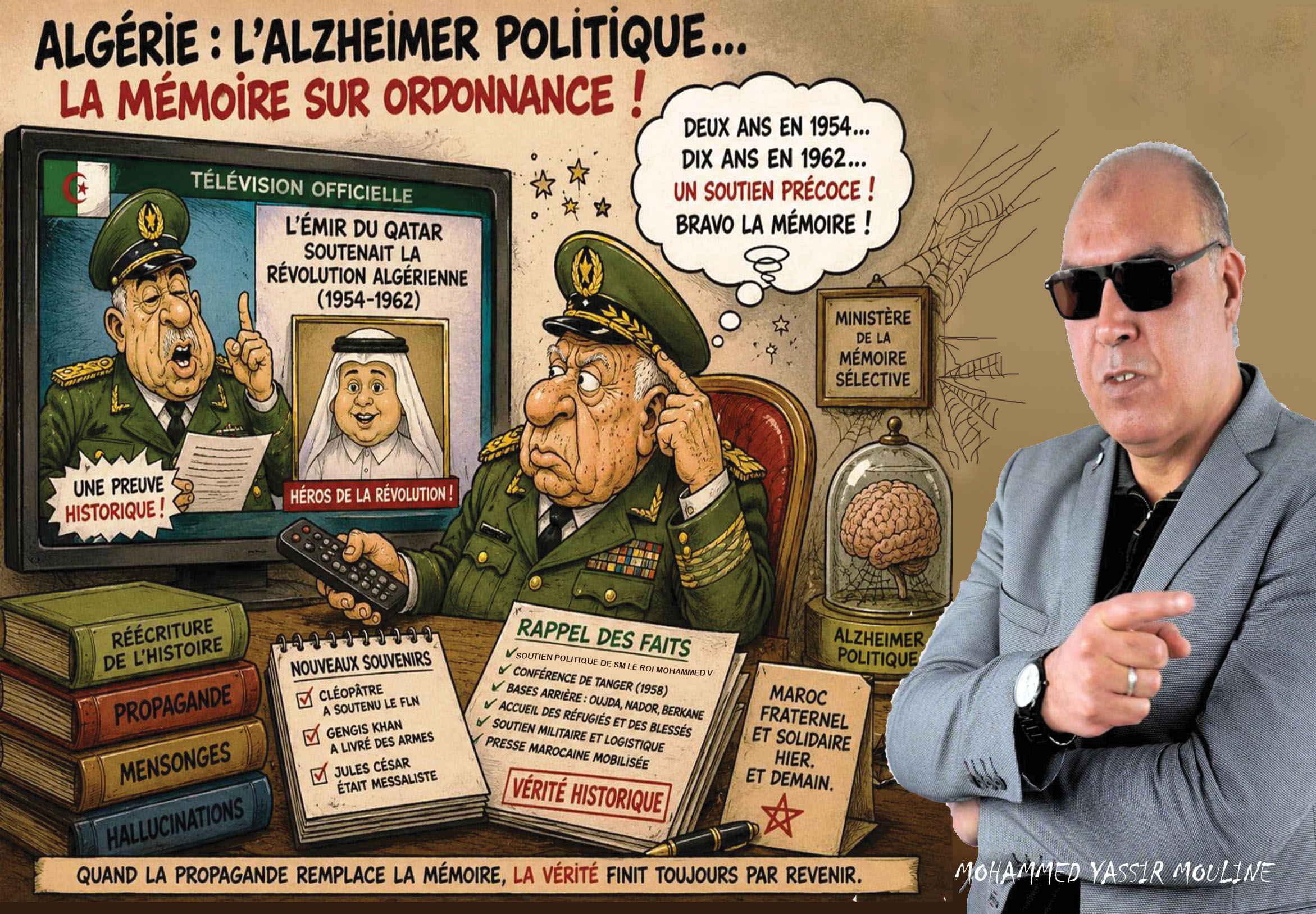 Algérie : l'Alzheimer du régime... et les souvenirs sur ordonnance !!