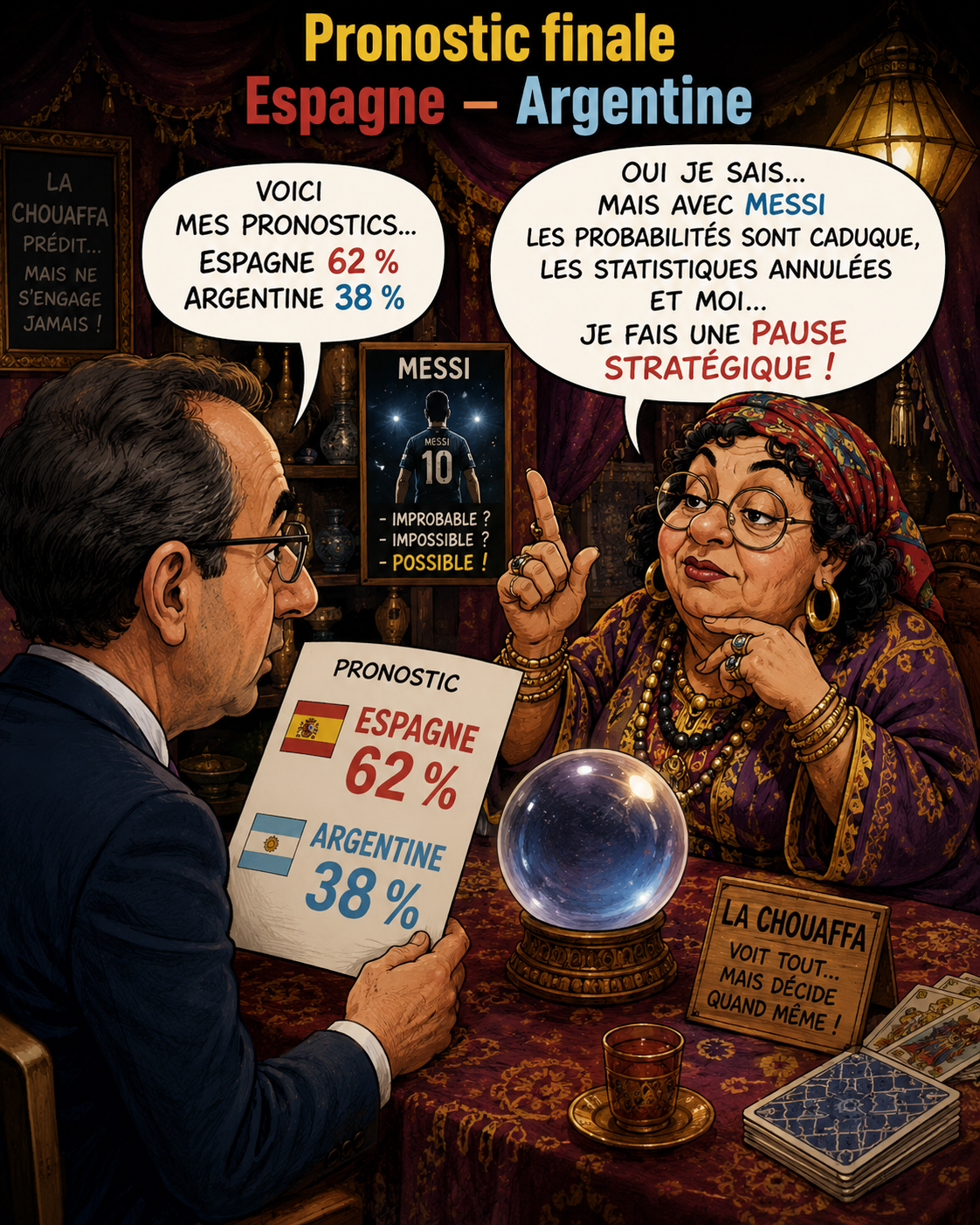 Espagne–Argentine : qui part favori pour devenir champion du monde ?