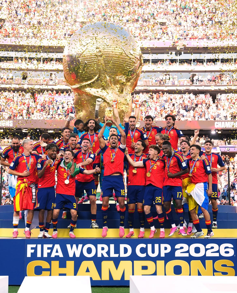 Mondial 2026 : l'Espagne championne du monde 2026