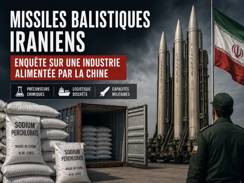 Missiles balistiques iraniens : enquête sur une industrie de guerre alimentée par des cargaisons venues de Chine