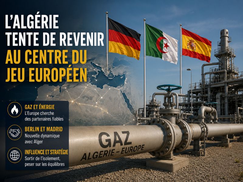 Tentative d'un retour de l’Algérie sur la carte européenne