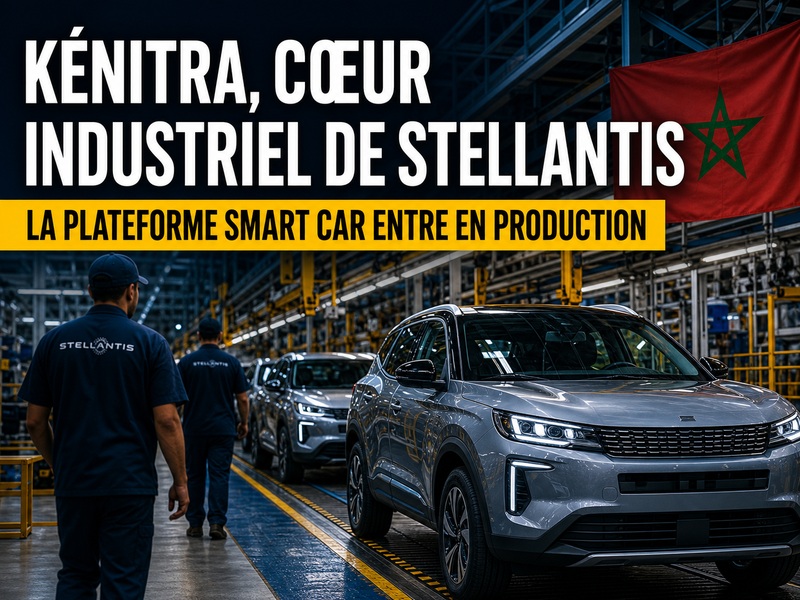 Kénitra devient le cœur de la stratégie « Smart Car » de Stellantis