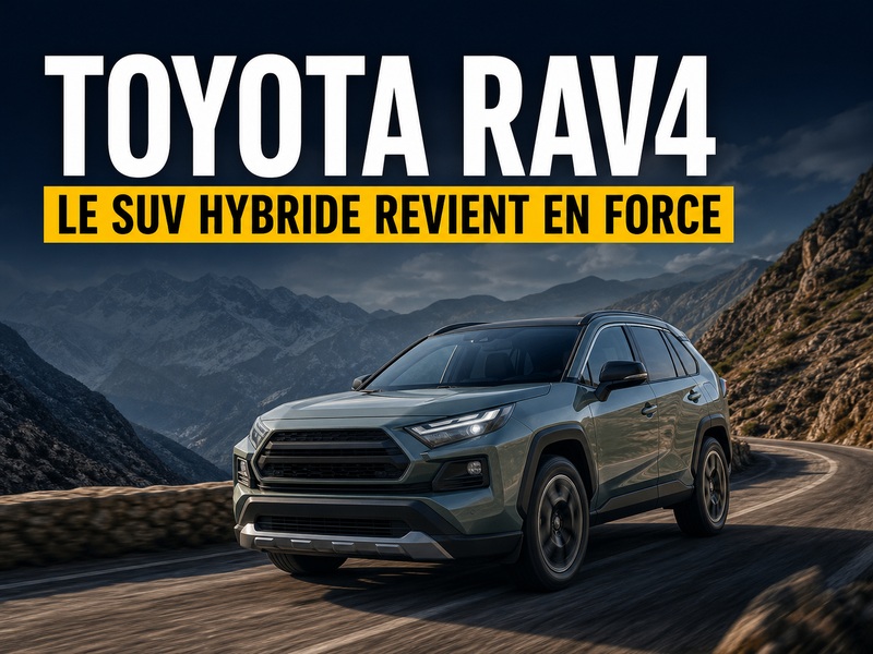 Toyota RAV4 : le retour d'un SUV hybride face à une concurrence renouvelée