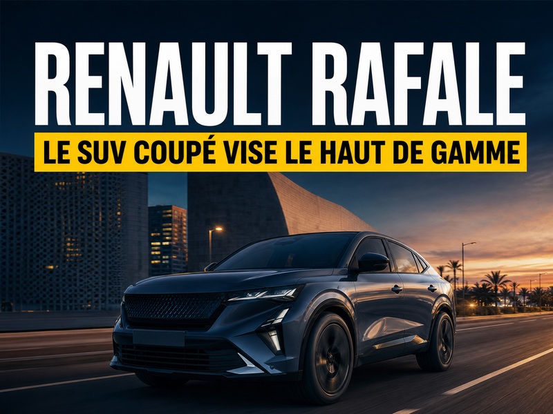 Renault Rafale : un SUV coupé pour reconquérir le haut de gamme