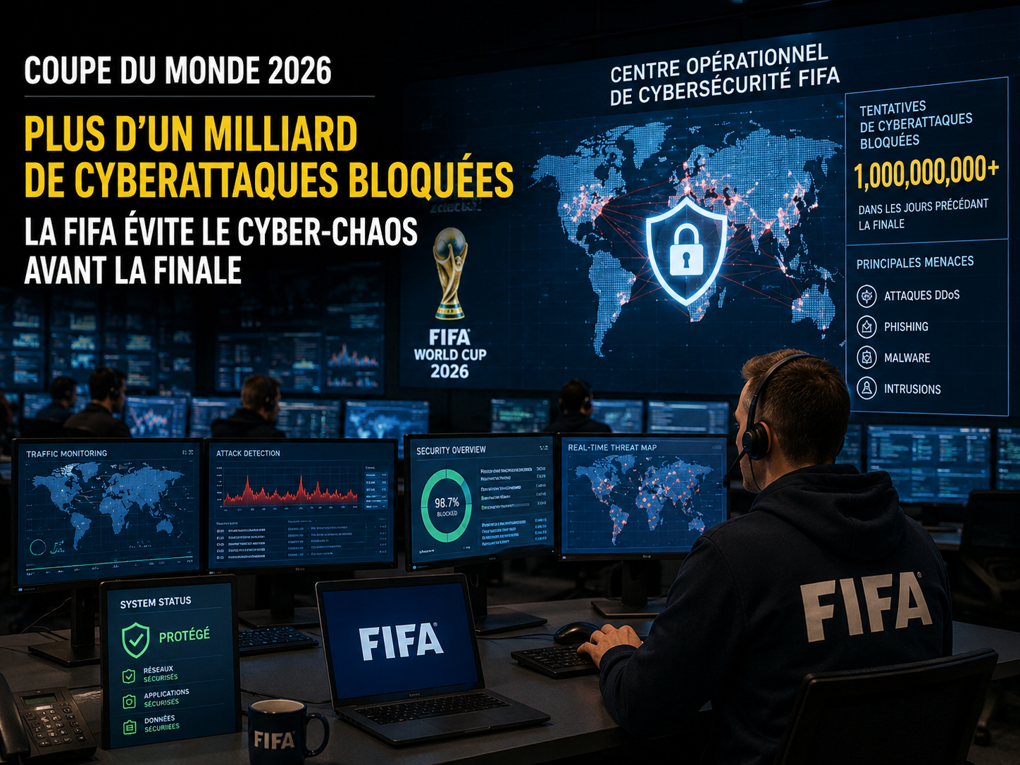 Un milliard de cyberattaques : comment la Coupe du monde 2026 a évité le cyber-chaos
