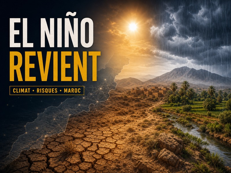 El Niño revient : ce que le Maroc doit surveiller dès maintenant