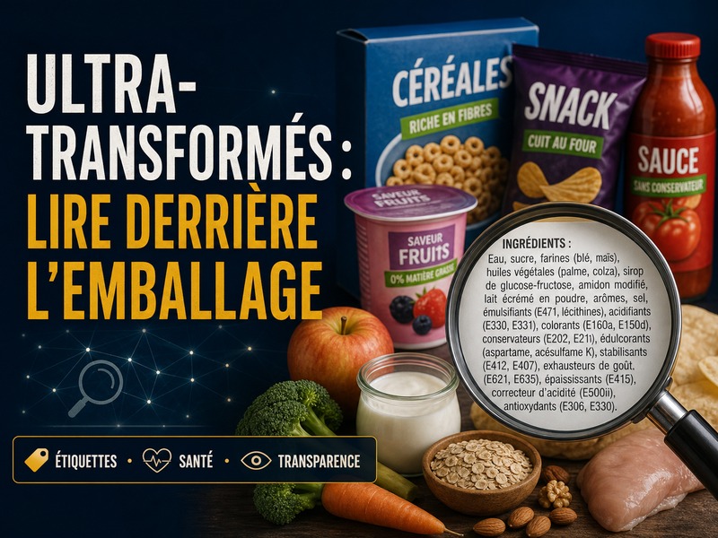 Produits ultra-transformés : apprendre à lire derrière les promesses de l'emballage