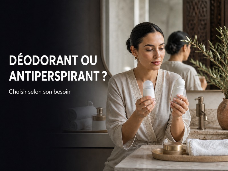 Déodorant ou antiperspirant : choisir selon son besoin réel