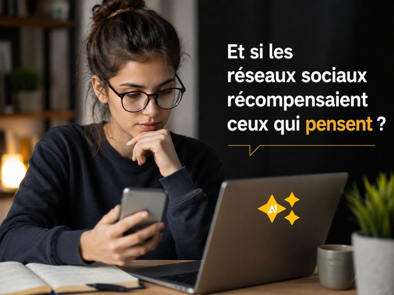On peut toujours rêver… Et si les réseaux sociaux récompensaient enfin ceux qui pensent ? 