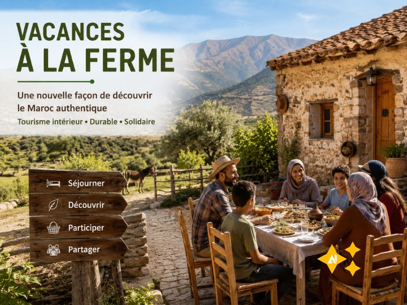 Et si les prochaines vacances des Marocains se passaient… à la ferme ?