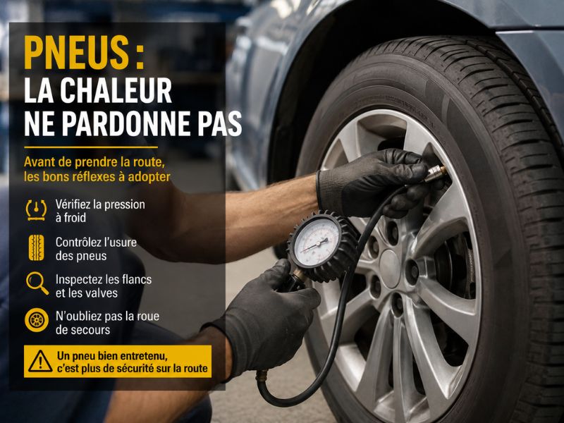 « Vos pneus vont exploser avec la chaleur » : mon garagiste exagère-t-il vraiment ?