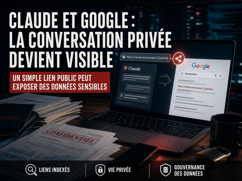 Claude et Google : quand une conversation privée devient visible