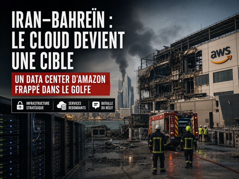 Iran–Bahreïn : un data center d'Amazon devient une cible militaire