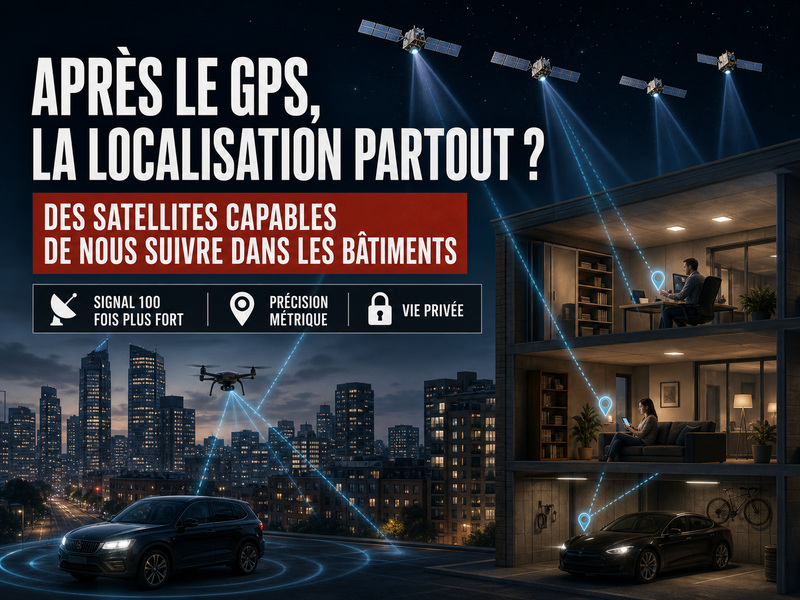 Après le GPS, des satellites capables de nous suivre jusque dans les bâtiments ?
