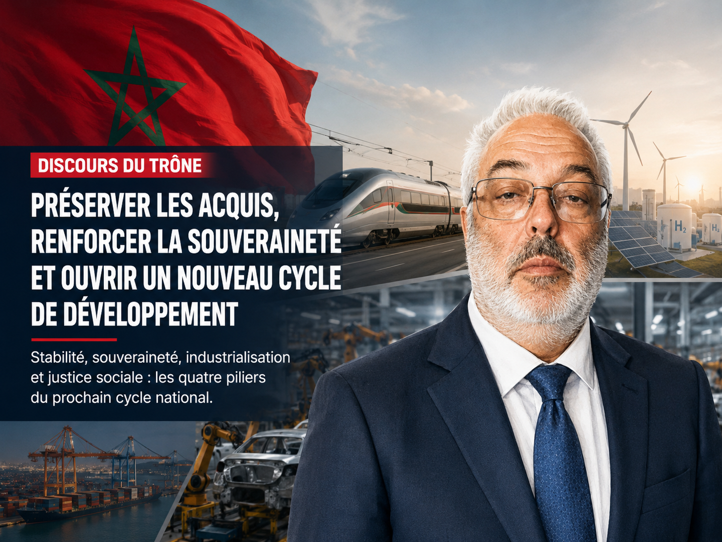 Discours du Trône : préserver les acquis, renforcer la souveraineté et ouvrir un nouveau cycle de développement