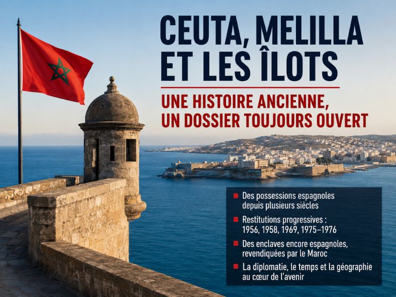 Pourquoi Ceuta, Melilla et les îlots sont-ils restés espagnols quand le Maroc récupérait le reste ?