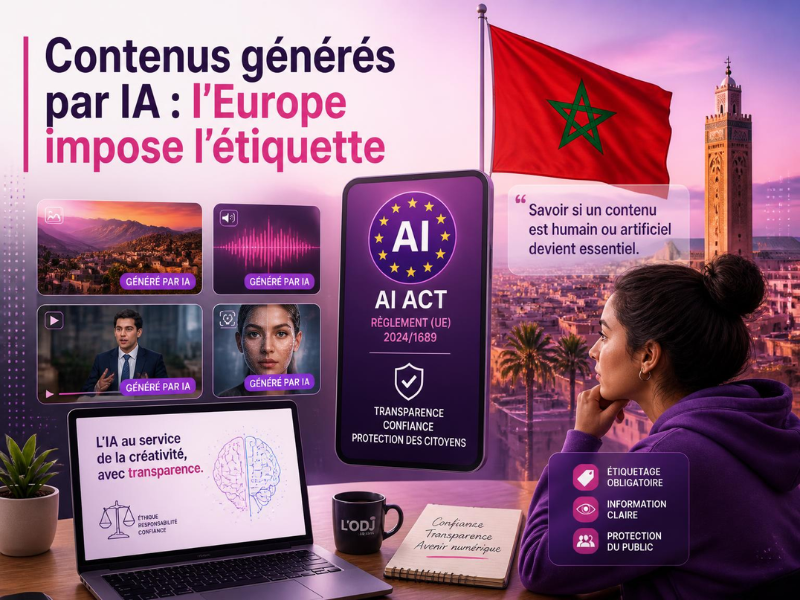 Contenus générés par IA : l’Europe impose l’étiquette