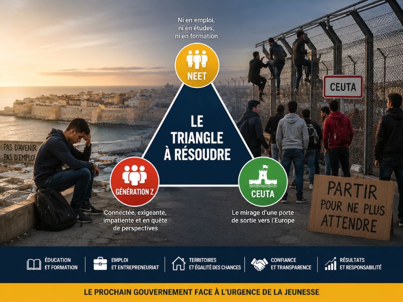 Le triangle à résoudre : les NEET, la génération Z et le mirage de Ceuta